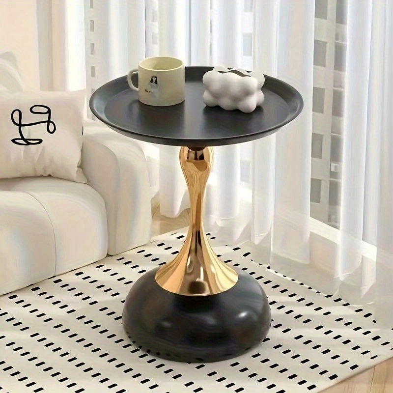 Italian-Style Small Waist Coffee Table – Luxury Modern Side Table