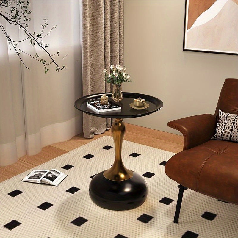 Italian-Style Small Waist Coffee Table – Luxury Modern Side Table