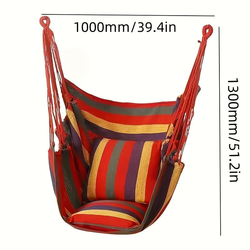 All-Season Luxury Hanging Chair – Durable & Washable Outdoor Swing