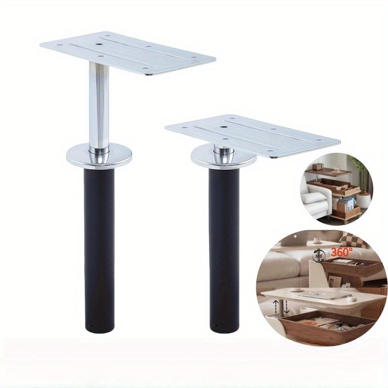 360° Rotating Lift Table – Adjustable, Space-Saving & Modern Design