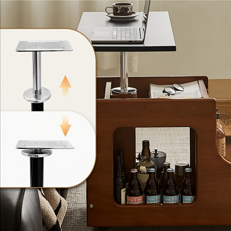 360° Rotating Lift Table – Adjustable, Space-Saving & Modern Design