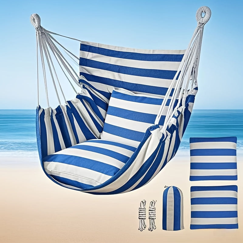 All-Season Luxury Hanging Chair – Durable & Washable Outdoor Swing