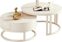 White Luxury Coffee Table – Modern Living Room Design Furniture