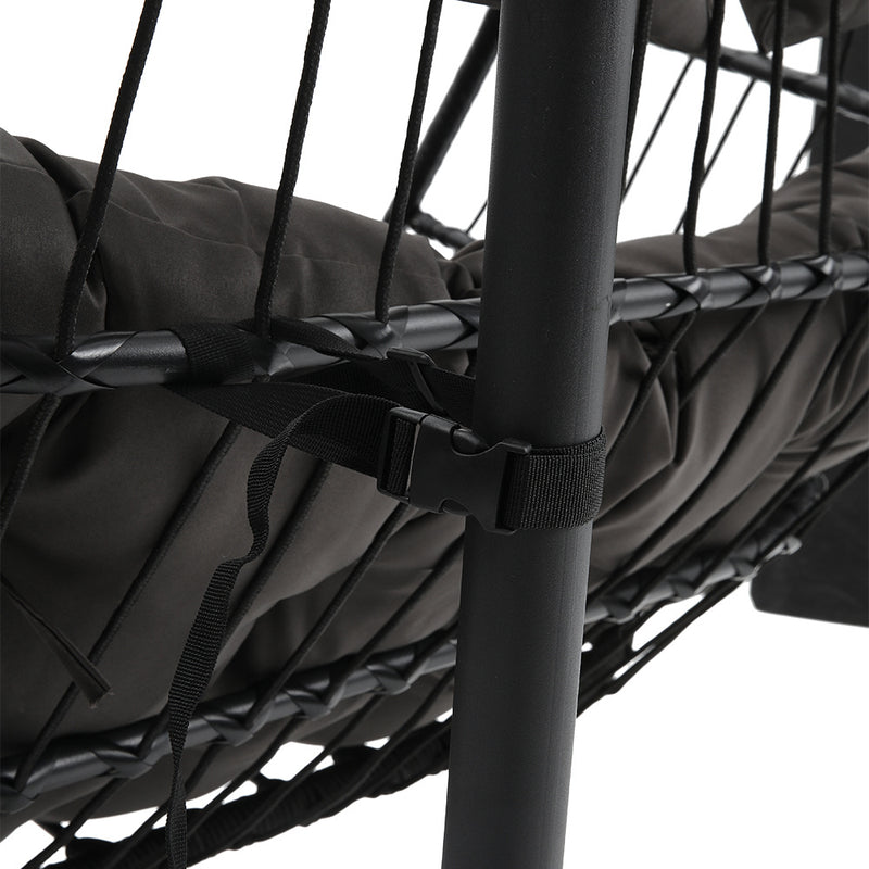 Double Egg Hanging Chair – Indoor & Outdoor Swing Basket Seat