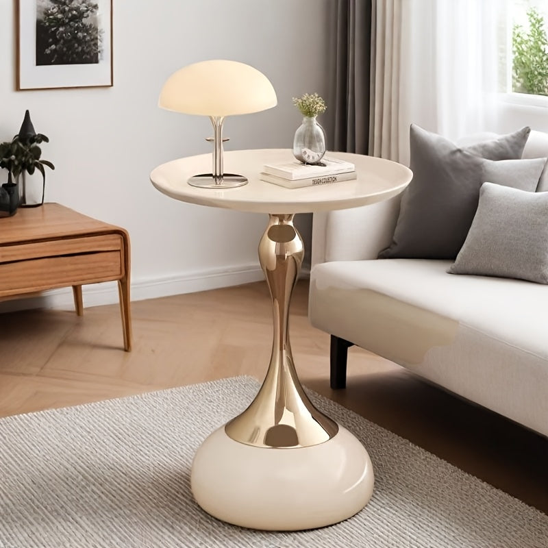 Italian-Style Small Waist Coffee Table – Luxury Modern Side Table