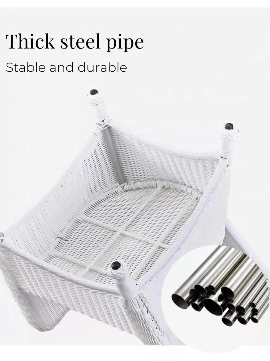 Outdoor popular wicker rattan outdoor furniture set garden sofa chair