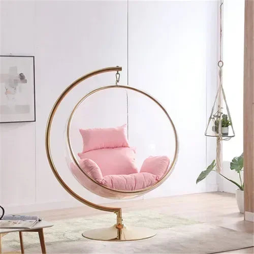 Internet celebrity transparent acrylic hemispherical hanging chair