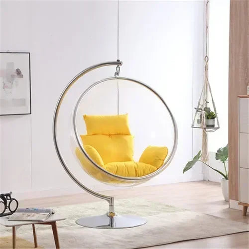 Internet celebrity transparent acrylic hemispherical hanging chair