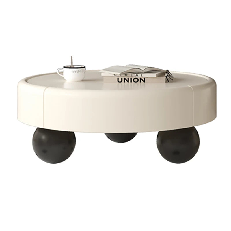 Cream Luxury Coffee Table – Modern Aesthetic with Storage Drawers ☕✨