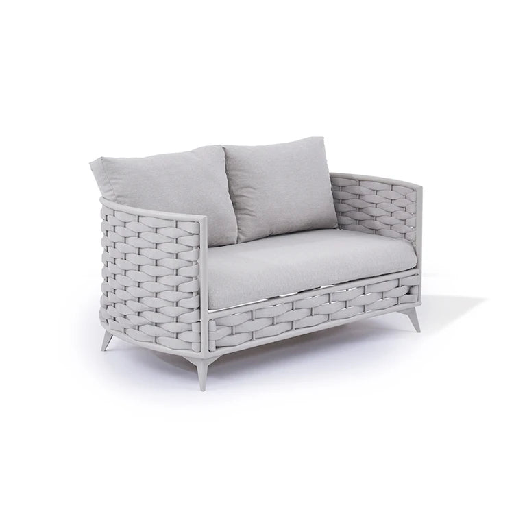 Modern Luxury Outdoor Aluminum Rope Patio Sofa Set