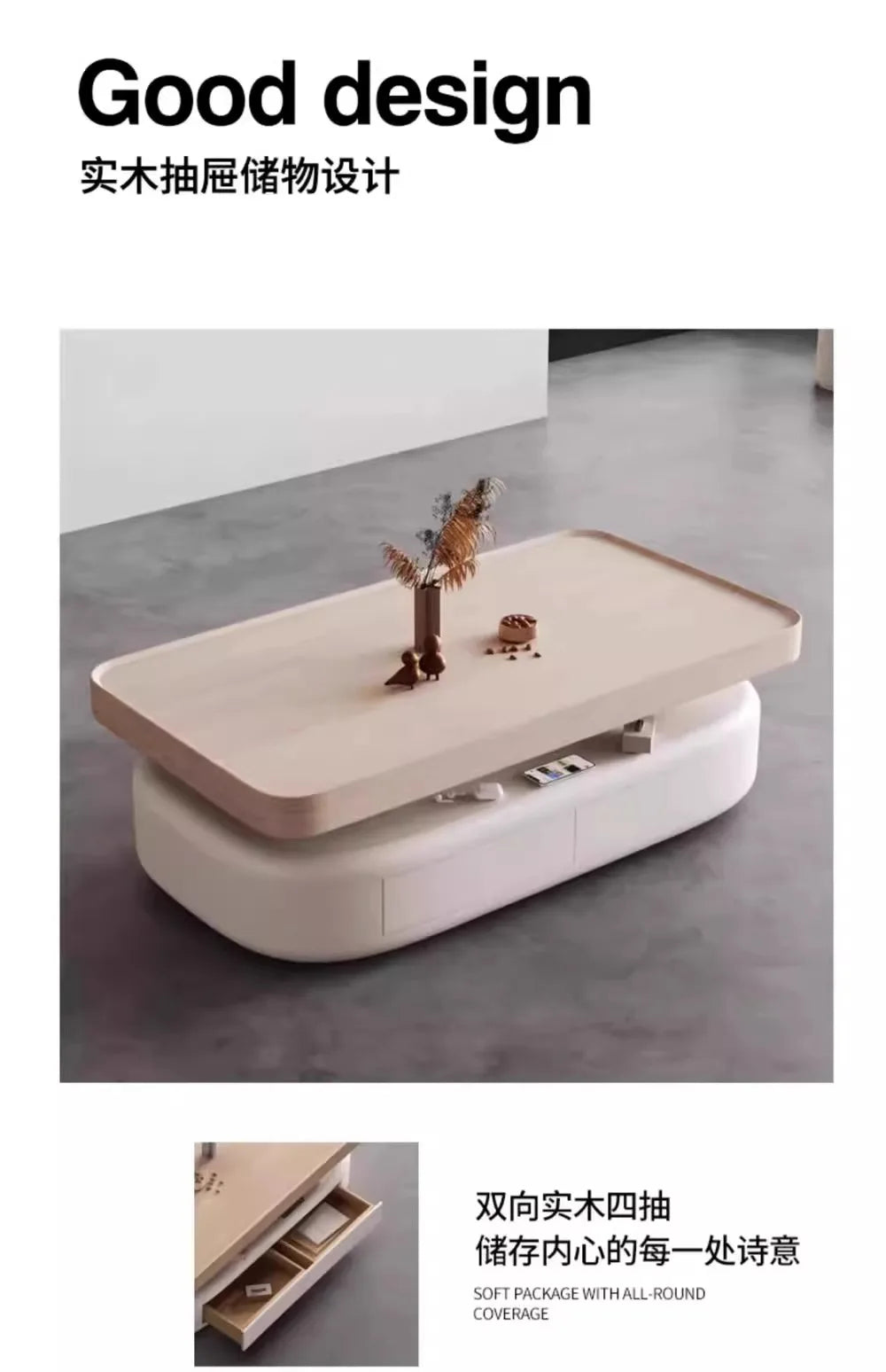 Modern Coffee Table – Minimalist Living Room Center Table