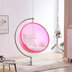 Internet celebrity transparent acrylic hemispherical hanging chair