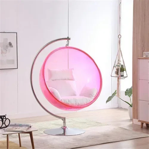 Internet celebrity transparent acrylic hemispherical hanging chair