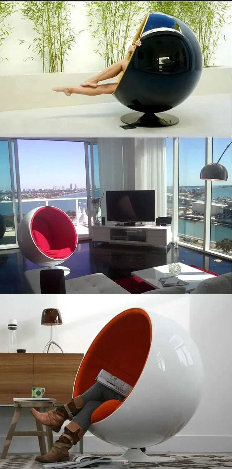 Bubble Egg Recliner Chair – Creative Modern Style Space Ball Music Sofa 🎧🪑