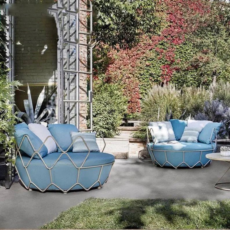 Outdoor Hanging Rattan Egg Chair Double Hammock Swing Chair