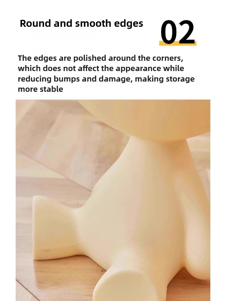 Modern Round Coffee Table –  Multifunctional Night Desk & Cute Living Room Decor ✨