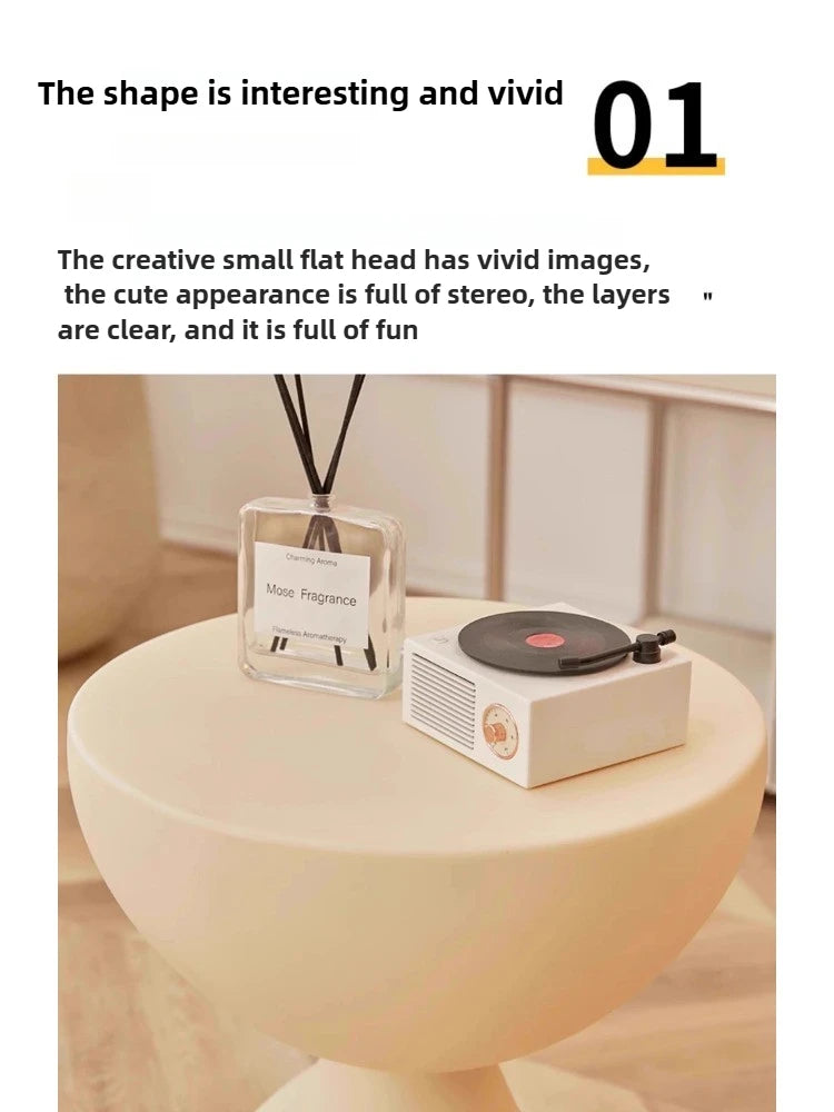 Modern Round Coffee Table –  Multifunctional Night Desk & Cute Living Room Decor ✨