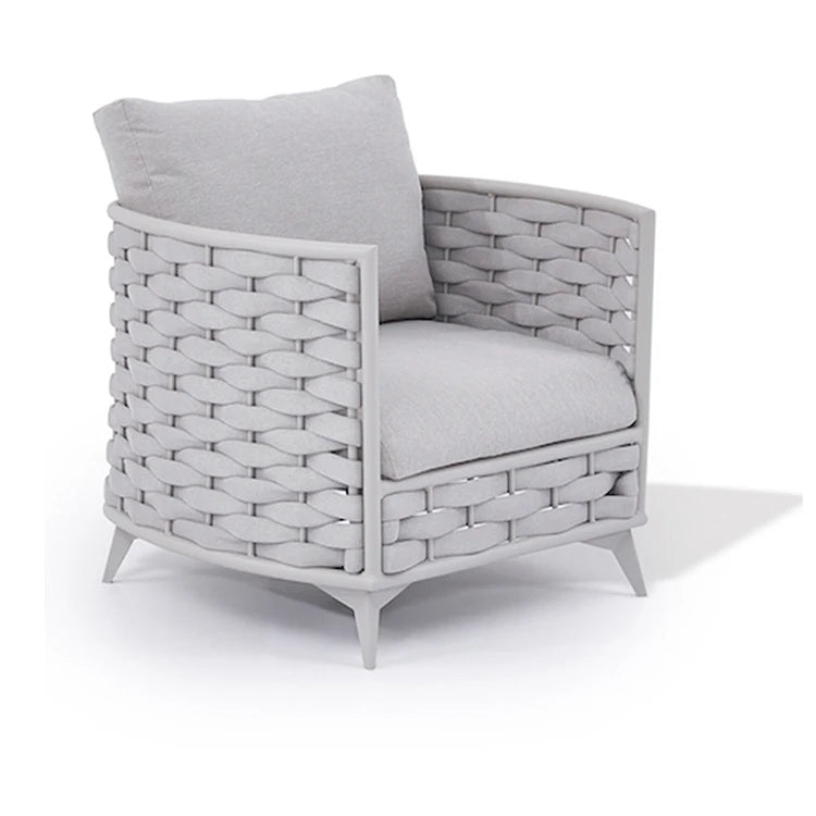 Modern Luxury Outdoor Aluminum Rope Patio Sofa Set