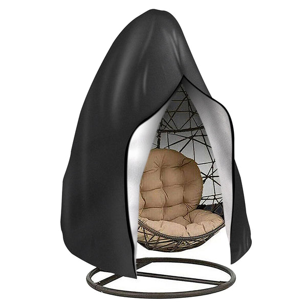 Waterproof Hanging Egg Chair Cover Outdoor with Zipper & Buckle