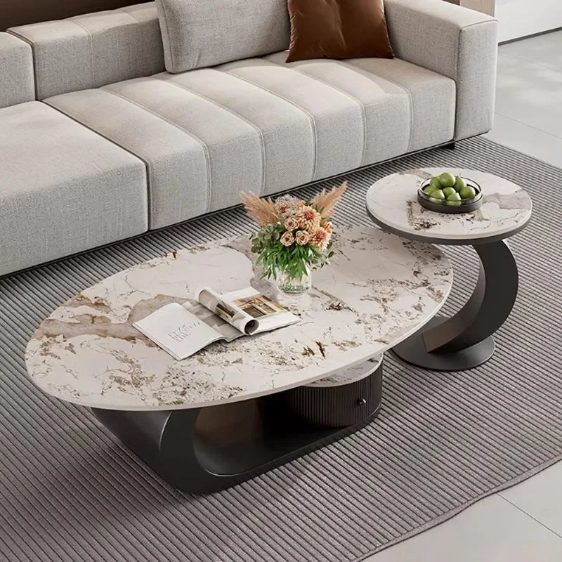 Antique Glamour Coffee Table – Modern Luxury Asian Design Living Room Furniture ✨