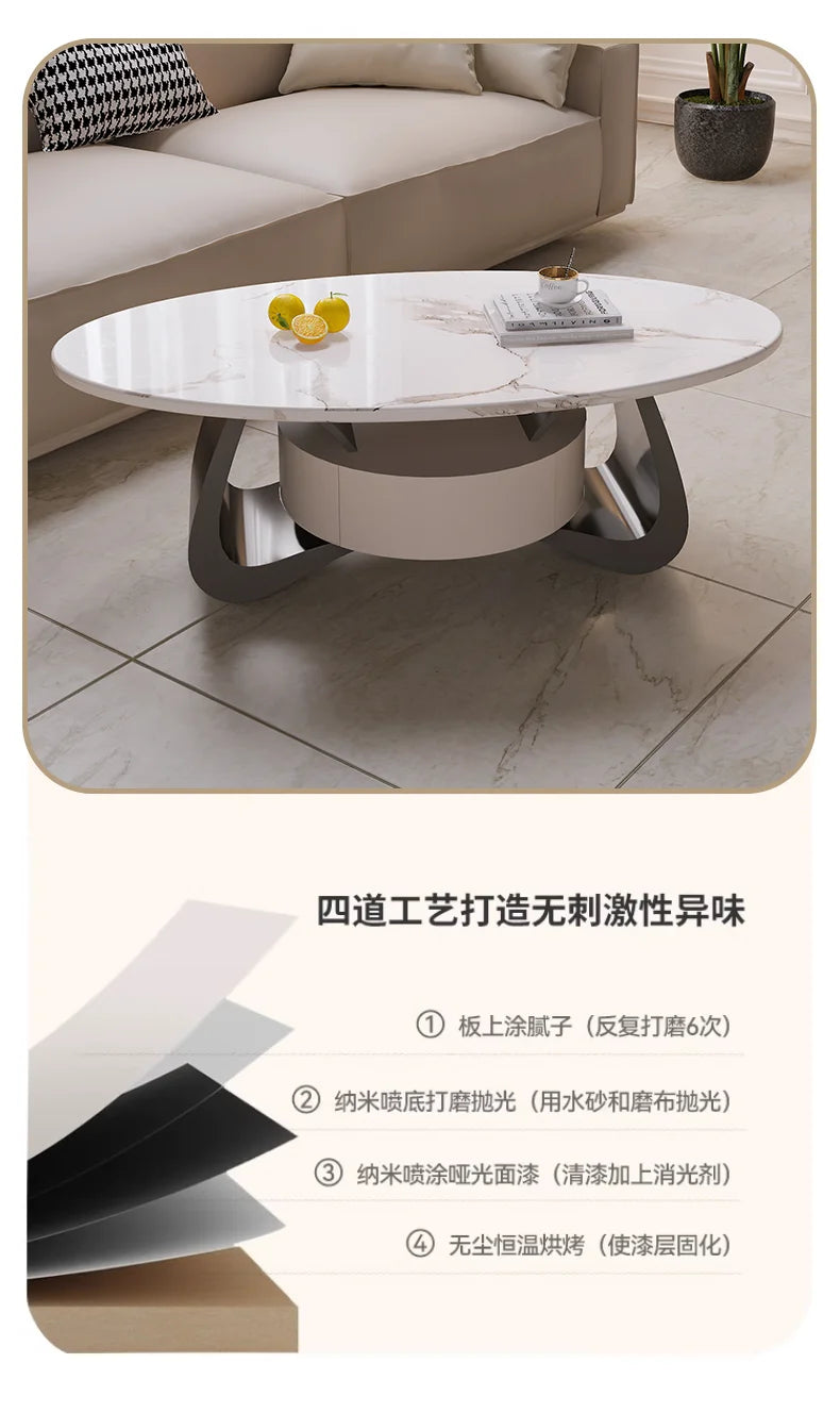 Modern Glamour Coffee Table – Luxury Minimalist Design for Elegant Living Rooms ✨☕