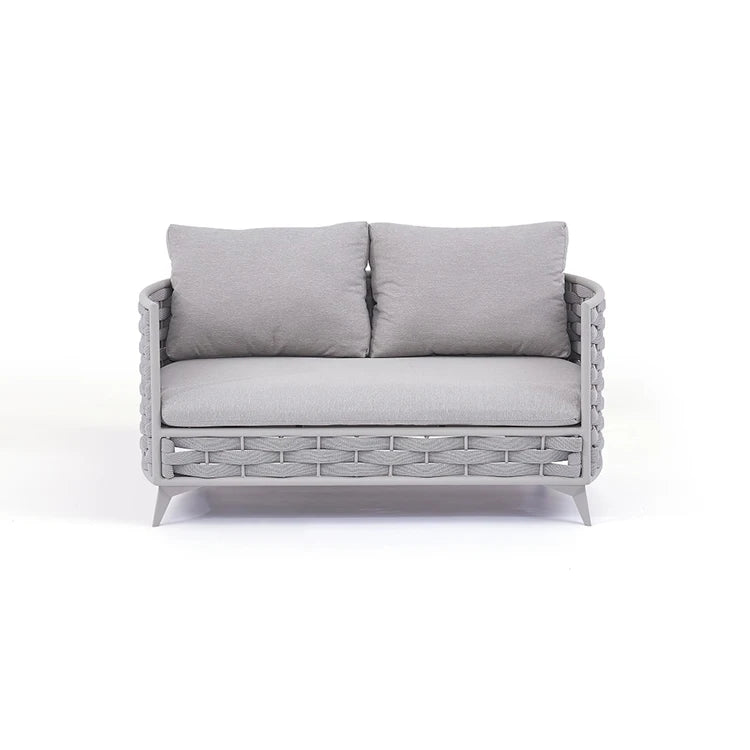 Modern Luxury Outdoor Aluminum Rope Patio Sofa Set