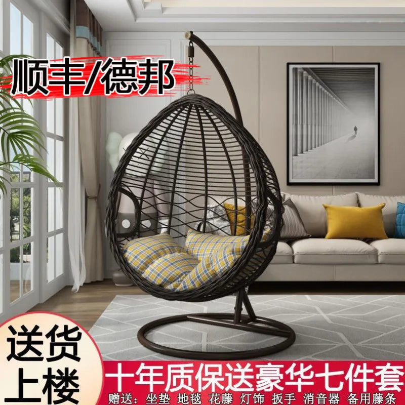 Hanging Basket Rattan Chair Adult Hanging Chair