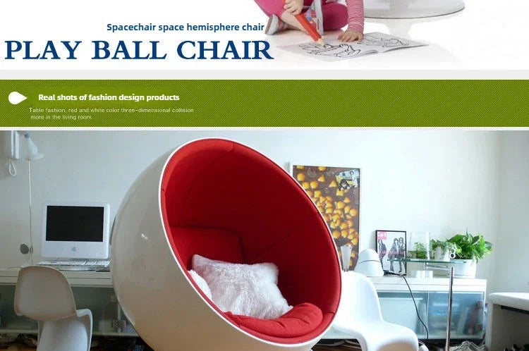 Bubble Egg Recliner Chair – Creative Modern Style Space Ball Music Sofa 🎧🪑