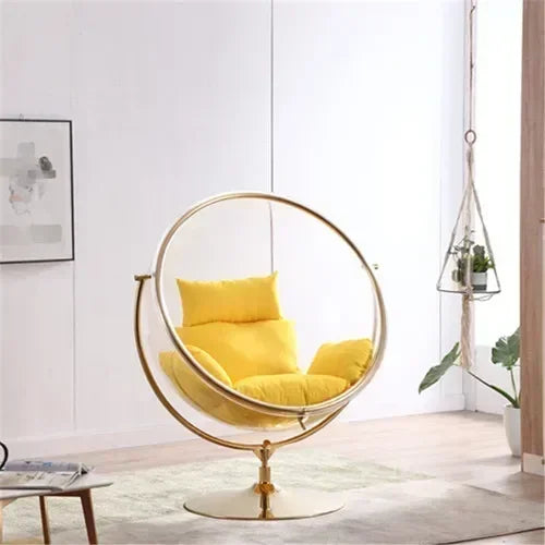 Internet celebrity transparent acrylic hemispherical hanging chair