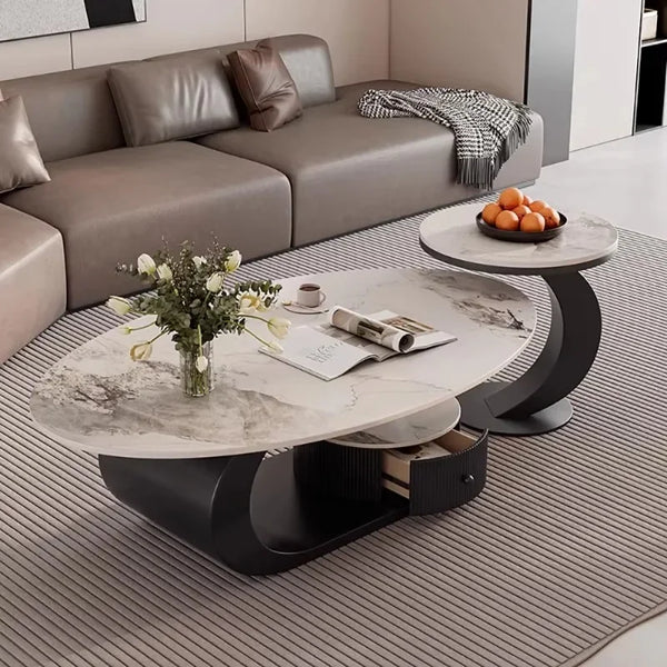 Antique Glamour Coffee Table – Modern Luxury Asian Design Living Room Furniture ✨