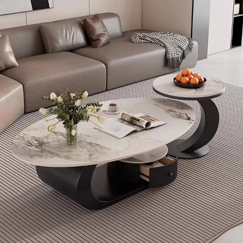 Antique Glamour Coffee Table – Modern Luxury Asian Design Living Room Furniture ✨