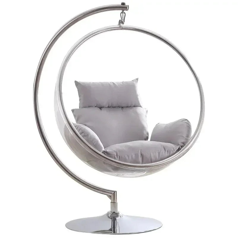 Internet celebrity transparent acrylic hemispherical hanging chair