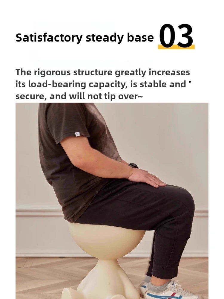 Modern Round Coffee Table –  Multifunctional Night Desk & Cute Living Room Decor ✨