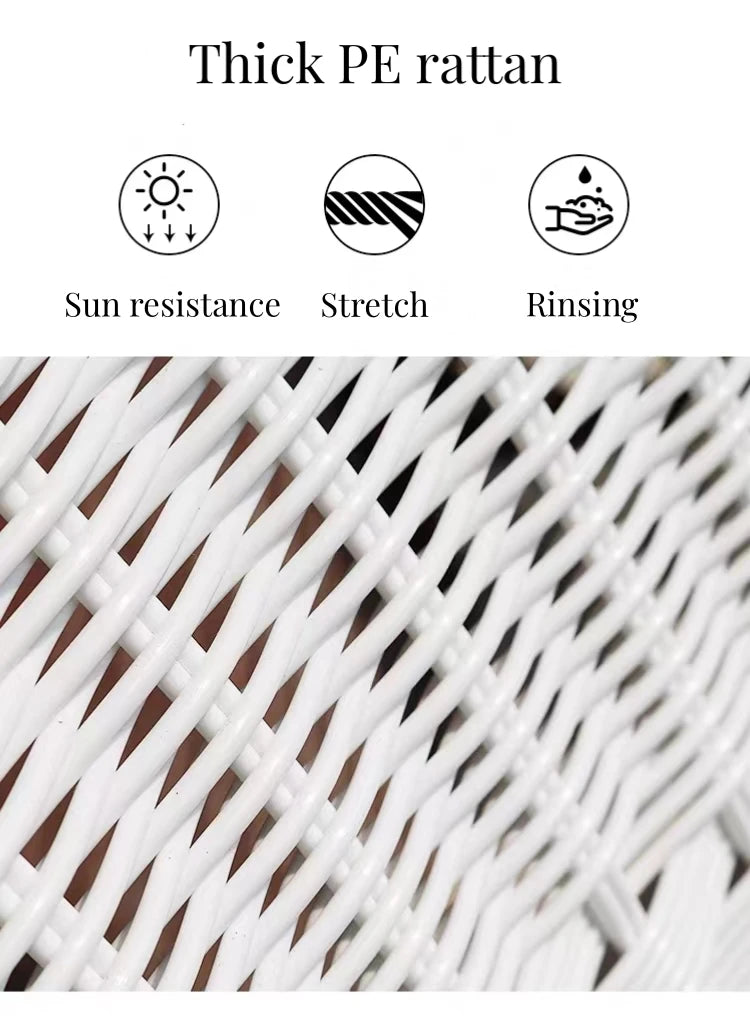 Outdoor popular wicker rattan outdoor furniture set garden sofa chair