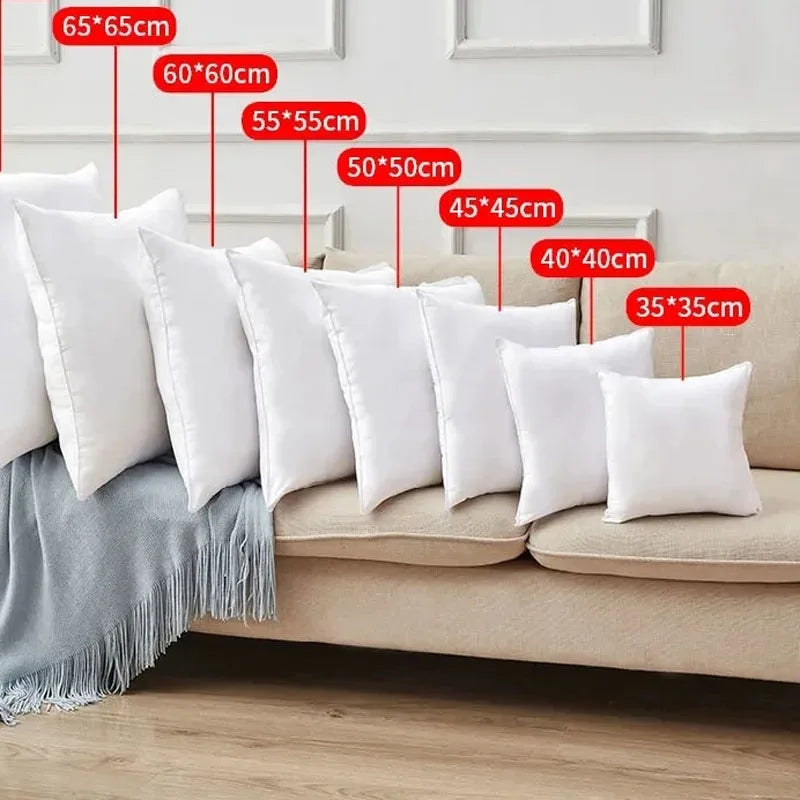 Breathable PP Cotton Cushion Core with Zipper – Sofa & Pillow Insert