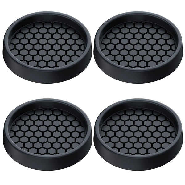 4PCS Non-Slip Rubber Furniture Coaster Pads – Floor Protectors