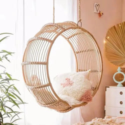 Outdoor Terrace Rattan Hanging Chair Courtyard Homestay Hanging Chair Swing