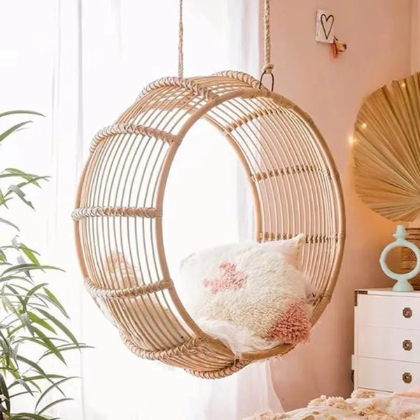 Outdoor Terrace Rattan Hanging Chair Courtyard Homestay Hanging Chair Swing