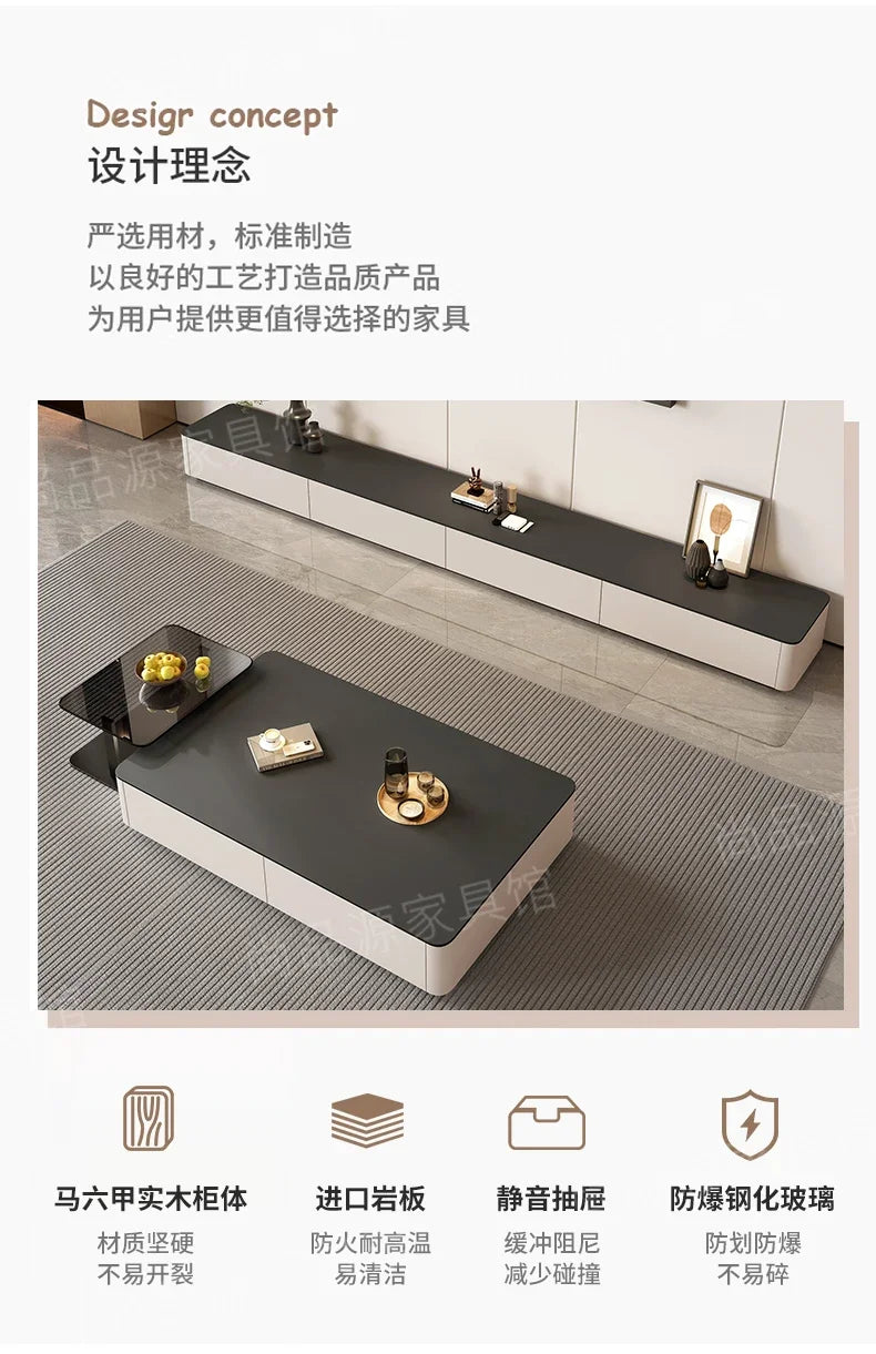 Design Modern Coffee Table – Simple Luxury & Glamorous Living Room Furniture ✨☕