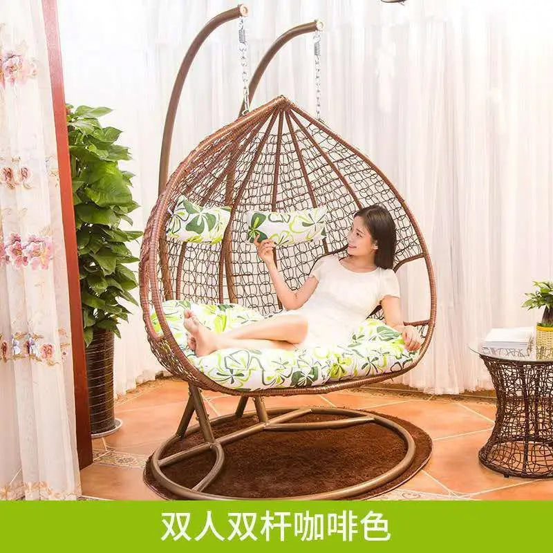 Outdoor hanging chair swing balcony indoor lazy hanging basket chair