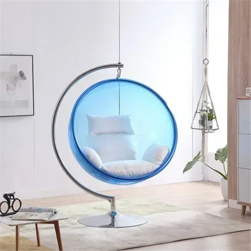 Internet celebrity transparent acrylic hemispherical hanging chair