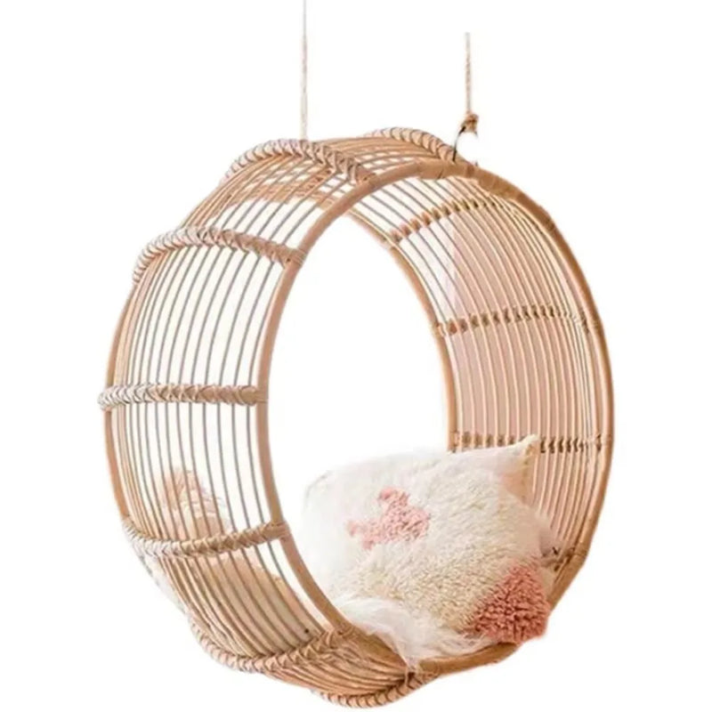 Outdoor Terrace Rattan Hanging Chair Courtyard Homestay Hanging Chair Swing