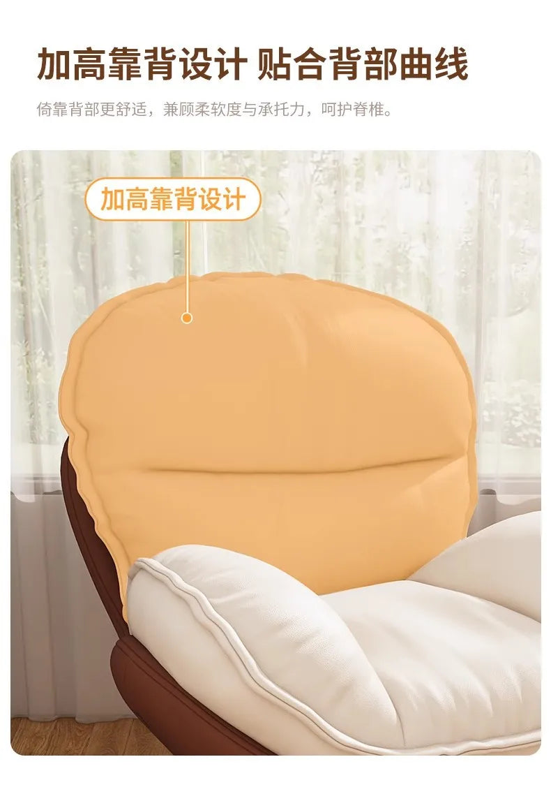 Penguin Hug Egg Chair – Luxury Rotating Lounge Recliner for Living Room 🐧✨
