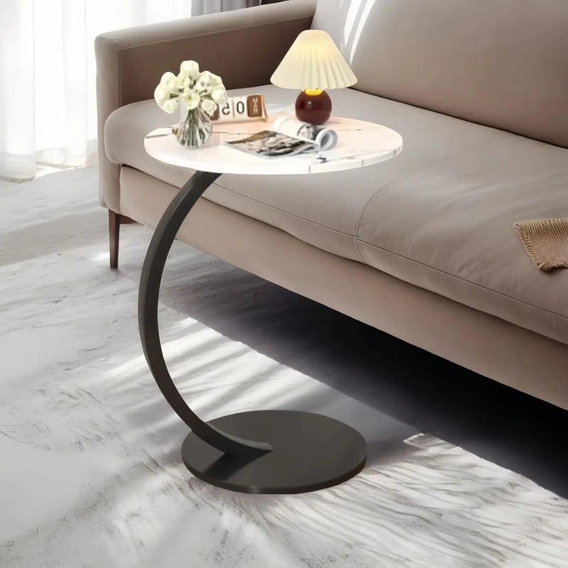 Luxury Round Side Table – Modern Coffee Table, Bedside & Auxiliary Desk