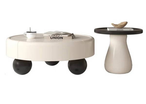 Cream Luxury Coffee Table – Modern Aesthetic with Storage Drawers ☕✨