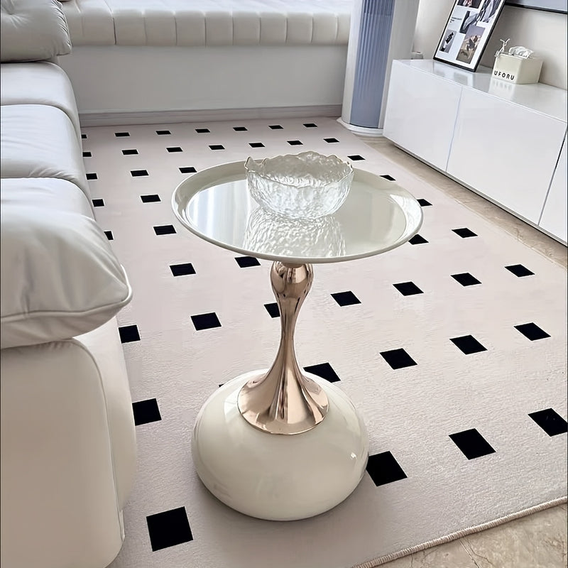 Italian-Style Small Waist Coffee Table – Luxury Modern Side Table