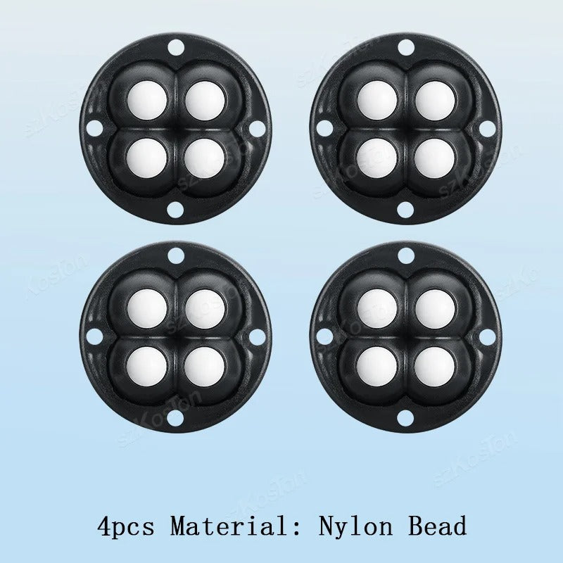 4 PCs Adhesive Furniture Wheels - Universal Roller for Easy Moving