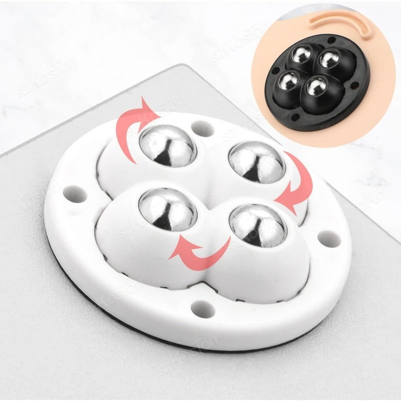 4 PCs Adhesive Furniture Wheels - Universal Roller for Easy Moving