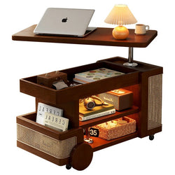 360° Rotating Lift Table – Adjustable, Space-Saving & Modern Design