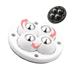4 PCs Adhesive Furniture Wheels - Universal Roller for Easy Moving